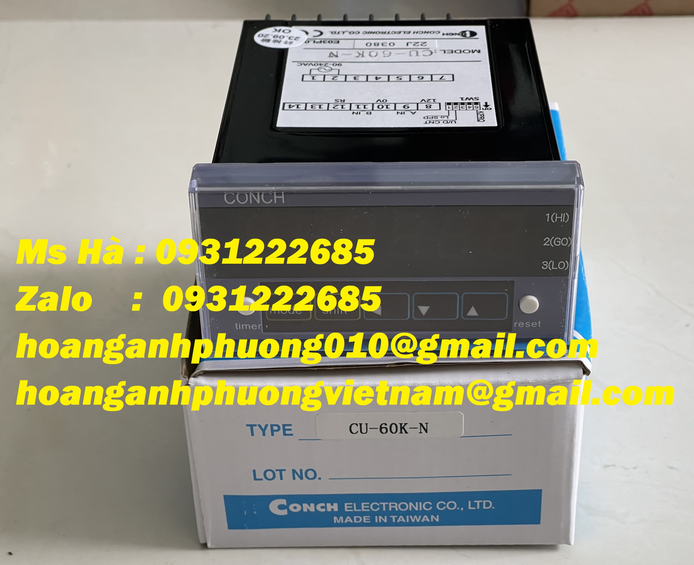 Chính hiệu - Bộ đếm Conch CU-60K-N giá tốt bán trên toàn quốc